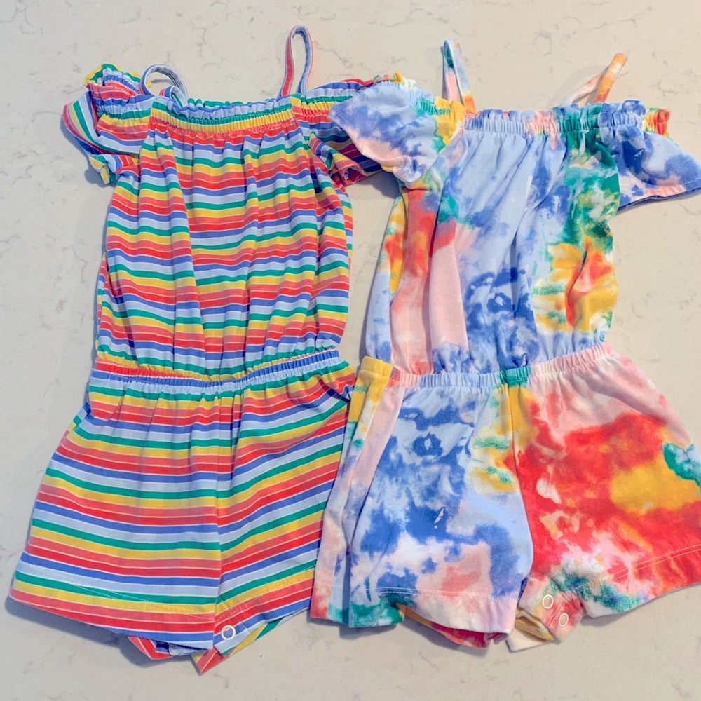 The Children’s Place 2T Summer Rompers (set of 2)